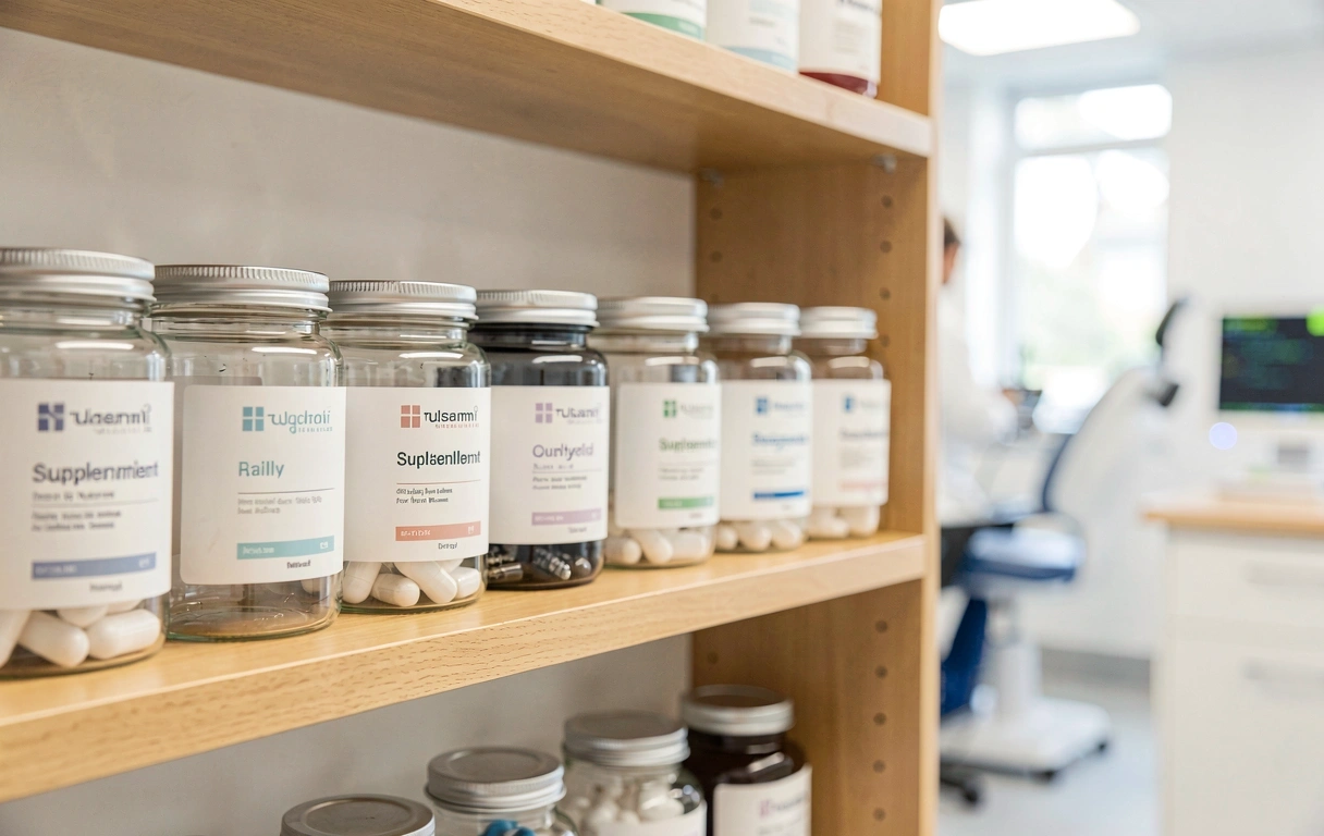 Supplements Glasbehälter